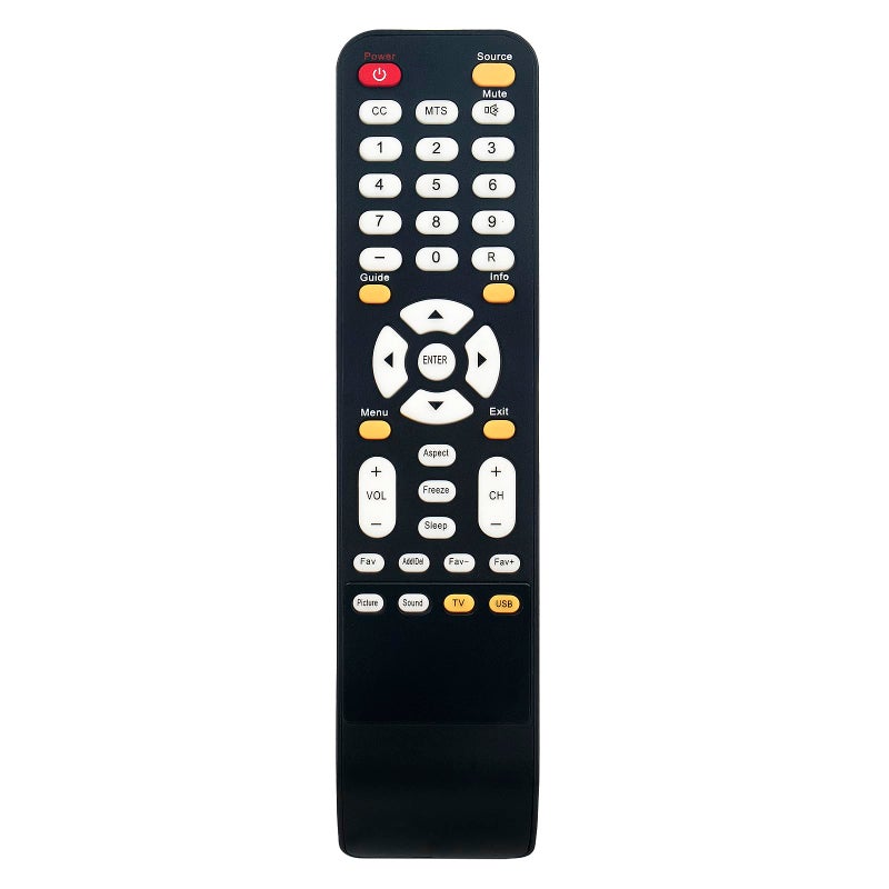 AULCMEET Remote Replacement for UPSTAR TV P250WT P32ETW P32EDT P22EWT P24ES8 P24EWT P26EWT P32EA1 P32EA8 P32EE7 P32ES8 P32ETW P32EWX6 P32EWX P32EWY P39EWX P40EA8 UE1911 UE2220 P40EWX - Image 1
